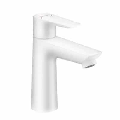 Baterie lavoar Talis E 110 cu ventil - matt white